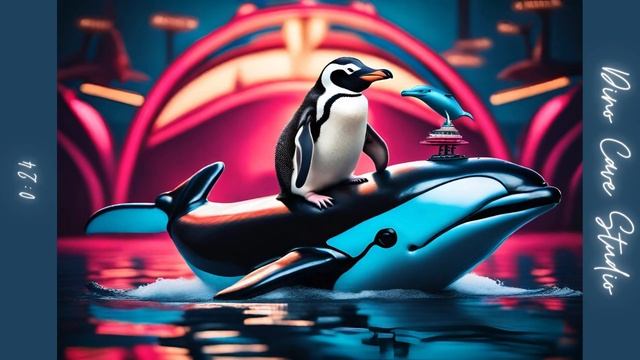 Cute Penguin AI | 1 Minute Timer | Dino Cave Studio смотреть онлайн