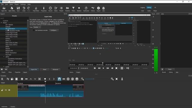 ShotCut How To Export To Gif смотреть онлайн