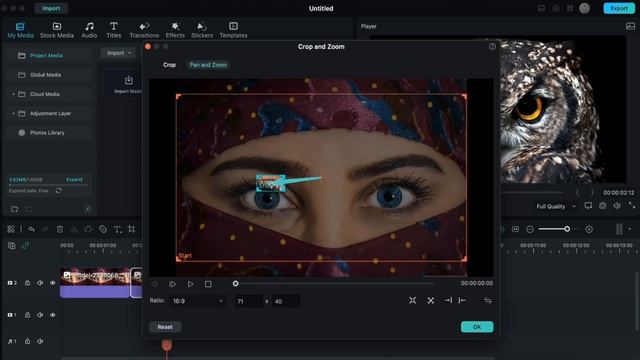 Create Eye Zoom Transition in Filmora @FilmoraWondershare смотреть онлайн