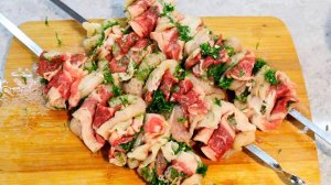 Шашлык из мраморной говядины, Шашлык из курицы только так!