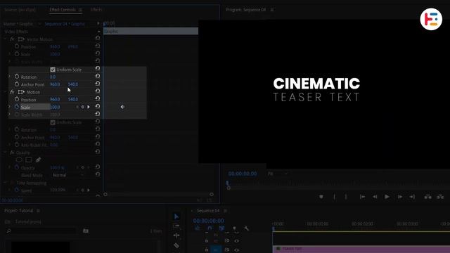 Cinematic TEASER TEXT Animation in Premiere Pro смотреть онлайн