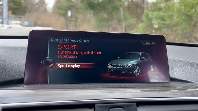 2017 BMW 330 Wagon Drive Modes Idrive Screen смотреть онлайн