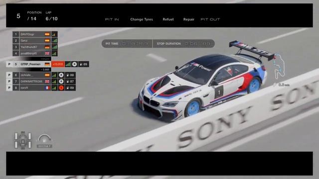 GT 7 | Daily Race | BMW M6 GT3 Sprint Model '16 смотреть онлайн