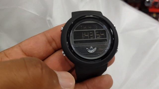 adidas watch [black color digital watch смотреть онлайн