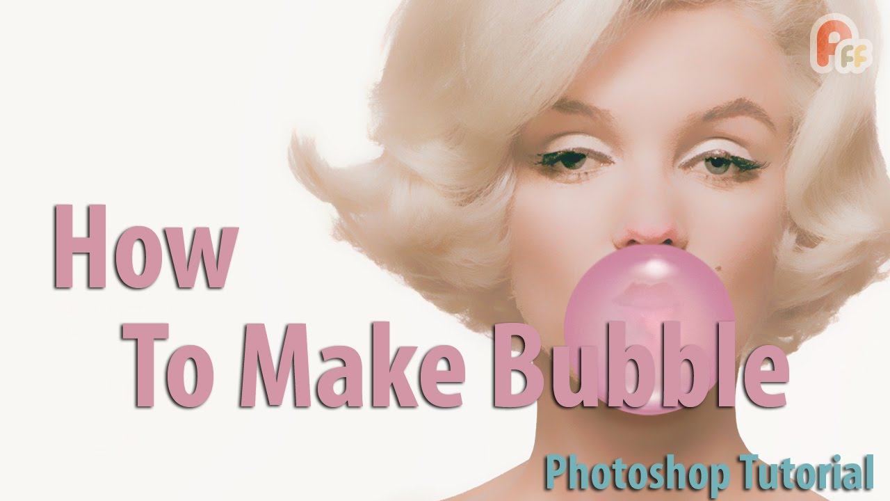 Photoshop Tutorial | Marilyn Monroe And Bubble Gum (Lazy Photoshop)