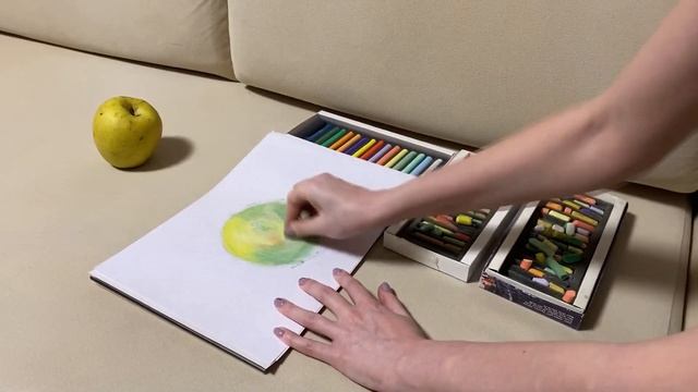 Скетчинг. Уроки в технике скоростного рисунка с Анной Новокшановой - "Яблоко" смотреть онлайн