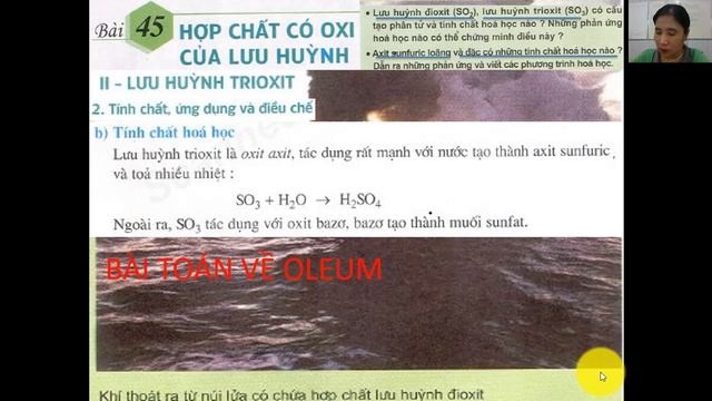 [HÓA 10]Chương6:NHÓM OXI|Bài 45 - P1: HỢP CHẤT CÓ OXI CỦA LƯU HUỲNH| Cô Mai смотреть онлайн
