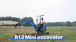Rippa R13 мини эскаватор- не заменимый многофункциональный помошник.