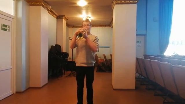 Сємко Вадим, 6 кл. труба, М.В. Бердиєв "Концерт №3" смотреть онлайн