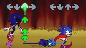 Соник в FNF! Противостоишь самому себе! — Friday Night Funkin'