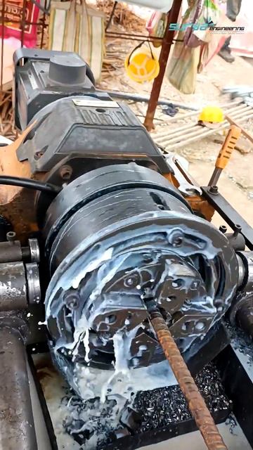 Cold Forged TMT Bar Threading | Thread Rolling Machine | Rebar Threading Machine | Bar Threading смотреть онлайн