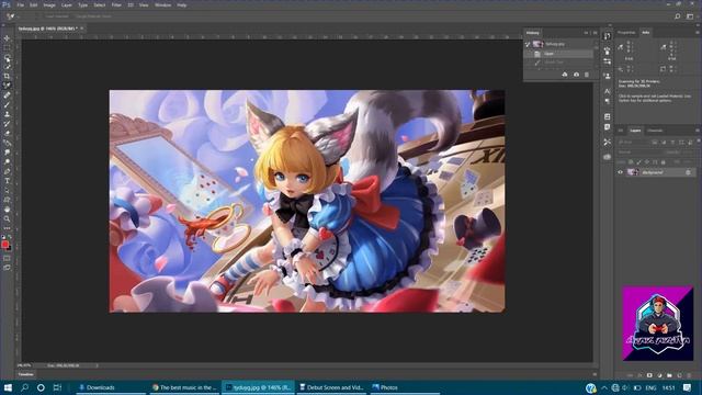 Tutorial Adobe Photoshop CC || 2021 Teknik Dasar Part 4 (Eyedropper Tools) смотреть онлайн