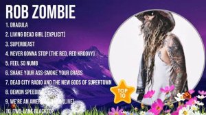 Top 10 songs Rob Zombie 2024 ~ Best Rob Zombie playlist 2024
