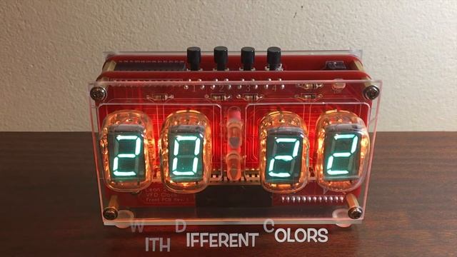 Homemade IV-22 VFD Clock Project Showcase смотреть онлайн