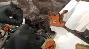 Removing & Replacing the Carburetor on a Stihl FS-91 Trimmer