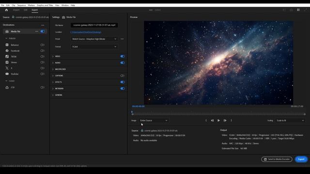 How To REDUCE Video FILE SIZE In Premiere Pro