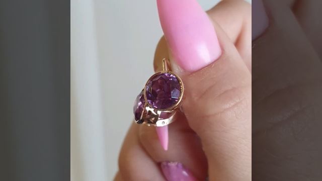 Серьги из #ссср , золото 583 пробы #топазсамара #золото583 смотреть онлайн