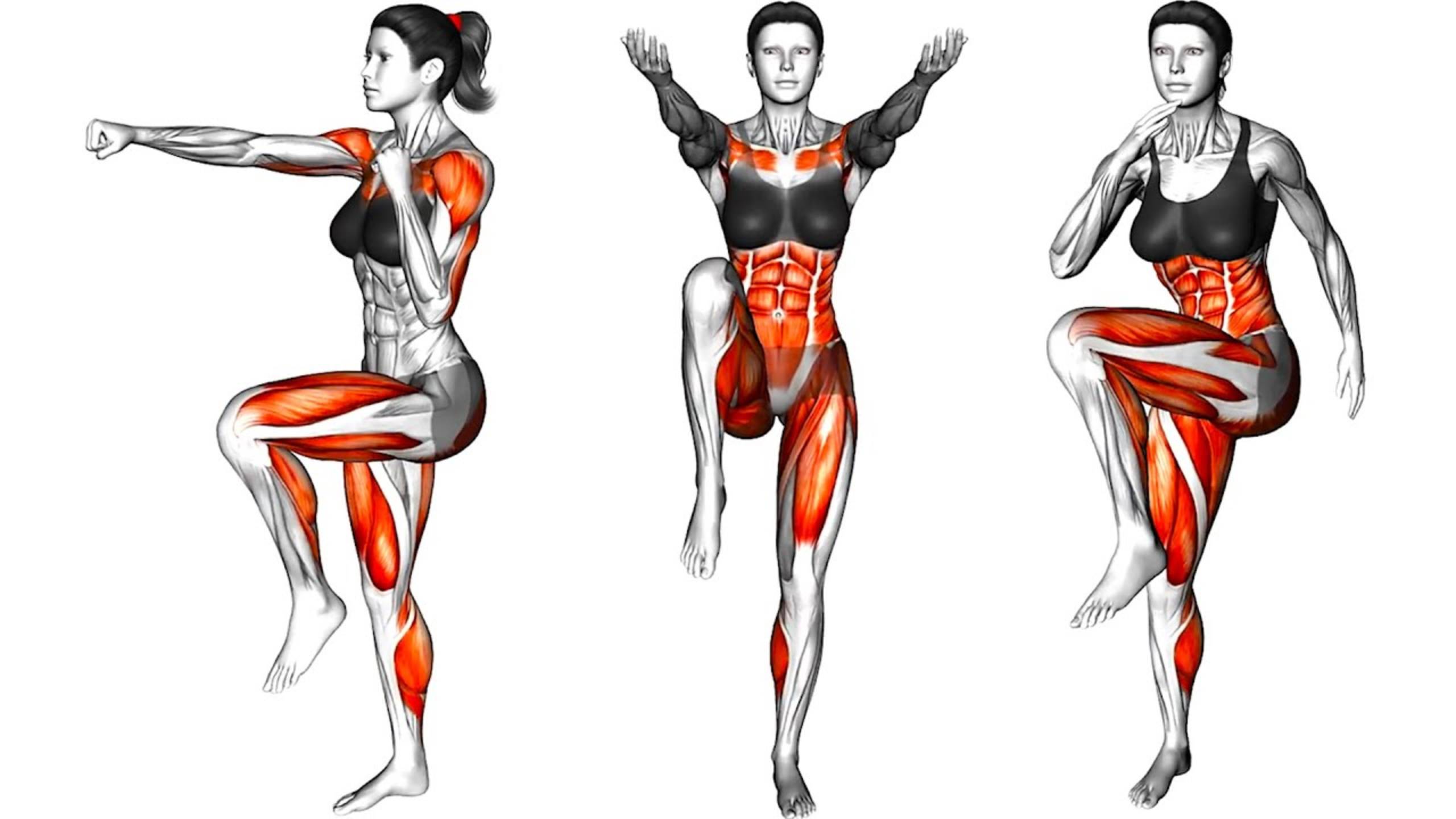 Лучшие высокоинтенсивные Упражнения СТОЯ для Похудения