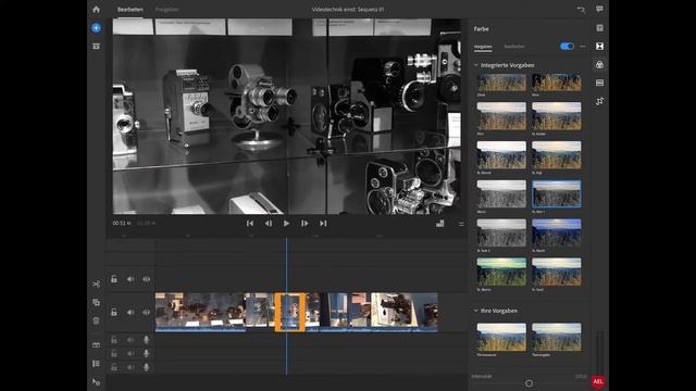 Adobe Premiere Rush CC mobile App - Teil 2: Clipanpassung (Farbe, Größe ...) смотреть онлайн