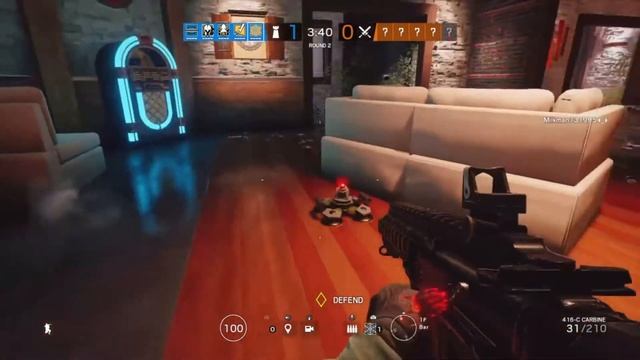 Rainbow Six Seige Game play - Chalet 9-0 смотреть онлайн