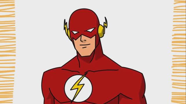 Как нарисовать и раскрасить ФЛЭША смотреть онлайн