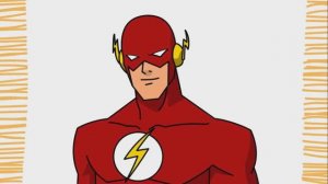 Как нарисовать и раскрасить ФЛЭША