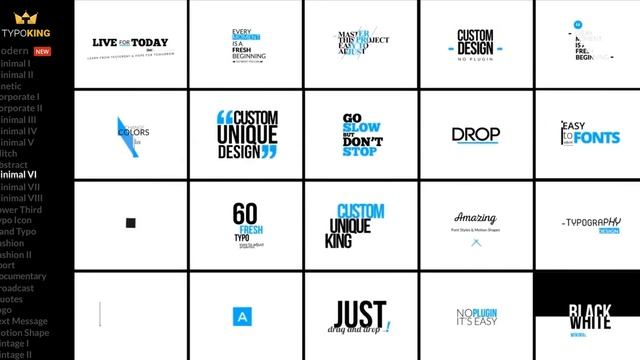 Videohive - TypoKing | Title Animation - Kinetic Typography Text V5 - 11263341 смотреть онлайн