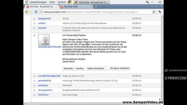 SemperResponso 18.10.2010 (Teil 2) смотреть онлайн