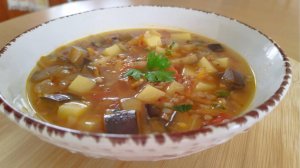 👍Гречневый суп с баклажанами - сытное и питательное блюдо. В итоге суп понравился всем!