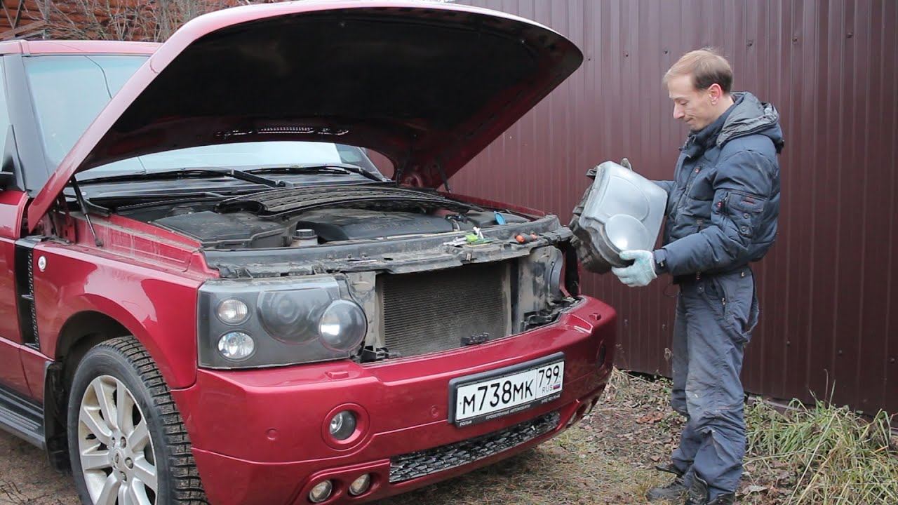 Range Rover. Как восстановить фары и вернуть им блеск.
