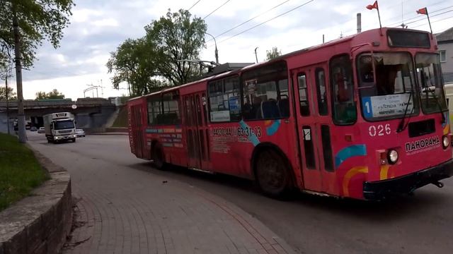 Орёл троллейбус ЗиУ маршрут 1 смотреть онлайн