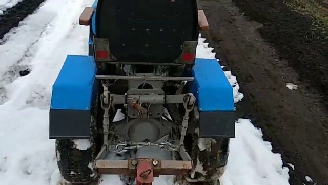Самодельный минитрактор переломка 4×4 Мангуст .Продубас по грязи. смотреть онлайн