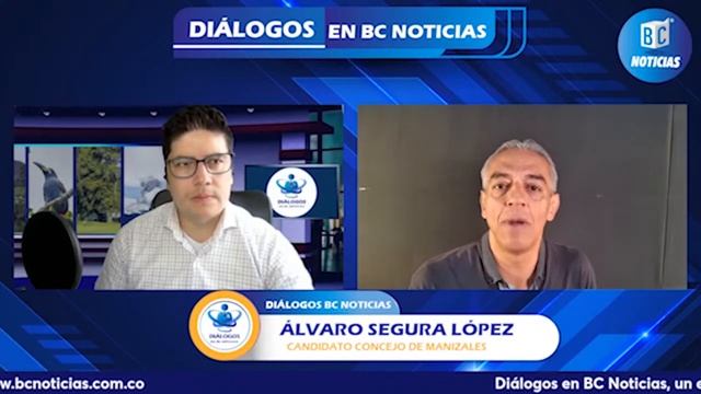 Alvaro Segura, candidato al Concejo de Manizales - Diálogos en BC Noticias смотреть онлайн