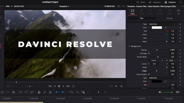 Free Clean Motion Title for Davinci Resolve смотреть онлайн