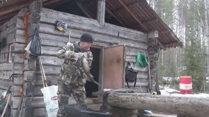 НА ИЗБУ С НОЧЕВКОЙ / РЫБАЛКА В ТАЙГЕ / ЩУКИ И НАЛИМЫ НА ЖЕРЛИЦЫ.