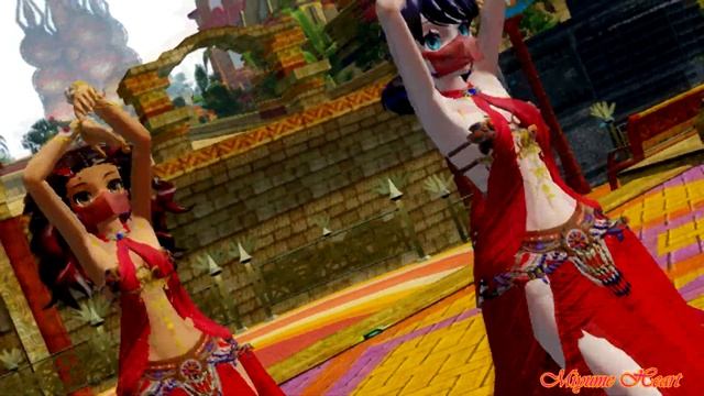 °MMD Miraculous° Marinette Alya Kagami Red Flavor смотреть онлайн
