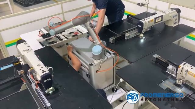 Universal Robots UR5 работает совместно с человеком смотреть онлайн
