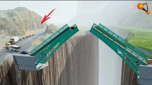 РАЗВОДНОЙ МОСТ СЛОМАЛСЯ, НО ЛЮДИ РЕШИЛИ РИСКНУТЬ | BeamNG.drive