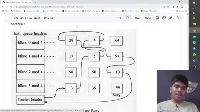 7. Buffer Cache Allocation ||  Scenarios || Getblk() Brelse() || Maurice Bach || KLU || Madhav PVL
