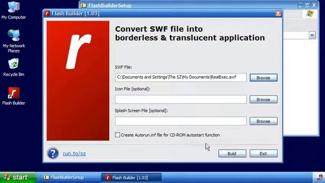 How to create a borderless & translucent EXE application from an SWF file смотреть онлайн