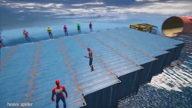 GTA 5 SPIDERMAN VS MINIONS VS HULK VS SPIDERMAN COMPILATION #gta5#spiderman#gtaragdoll