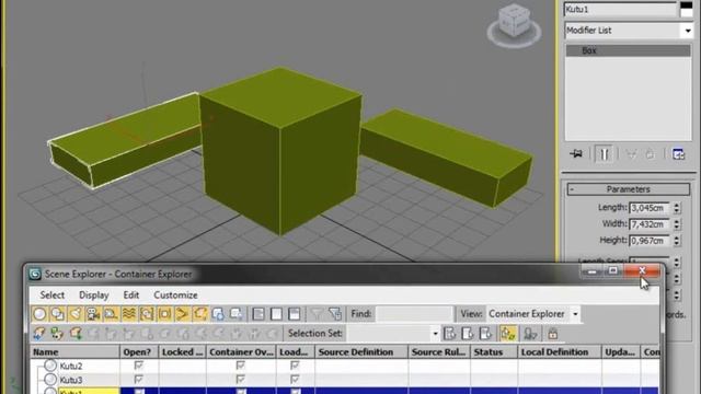 3D Max Dersleri 05 - Tools Menüsü Open Container Explorer смотреть онлайн