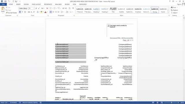 HOW DO I Customize Word Layout In Microsoft Dynamics NAV 2015   Simple Formatting