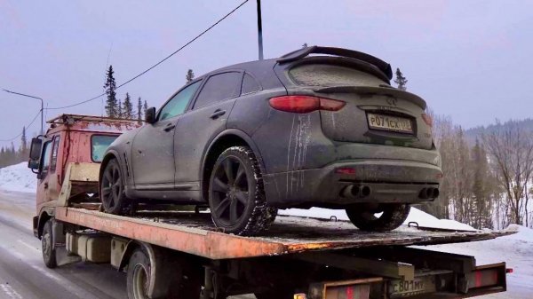 Infiniti FX на V8. ЧУЮ ПОЕДЕМ НЕ СКОРО.
