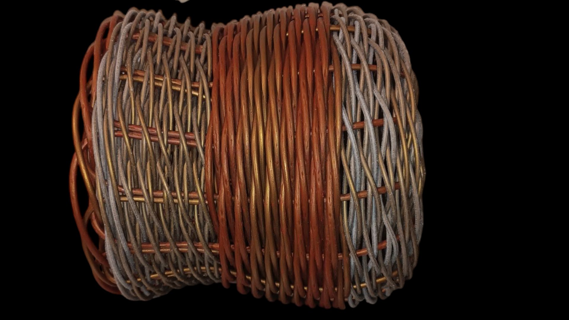 кашпо из ротанга (трубка и пруток), бескаркасное плетение, вторая часть смотреть онлайн