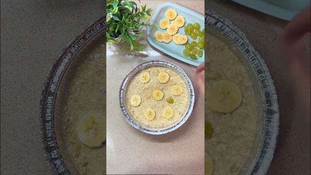 Pastel de plátano y avena para bebés. #blw #comida #niños #receta #shortvideo #shortviral #bebe смотреть онлайн