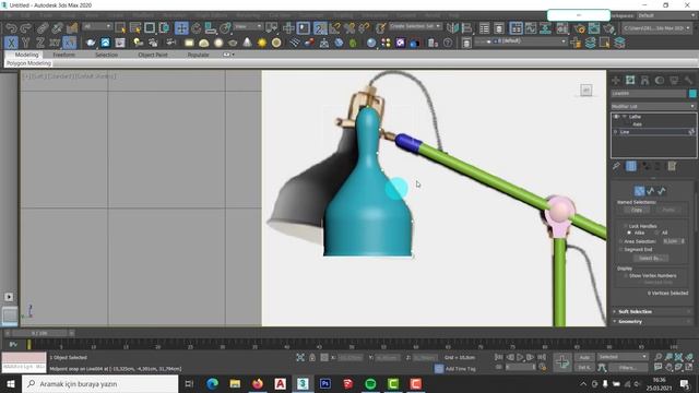 IKEA RANARP Work Lamp Modeling | 3ds Max Tutorial смотреть онлайн