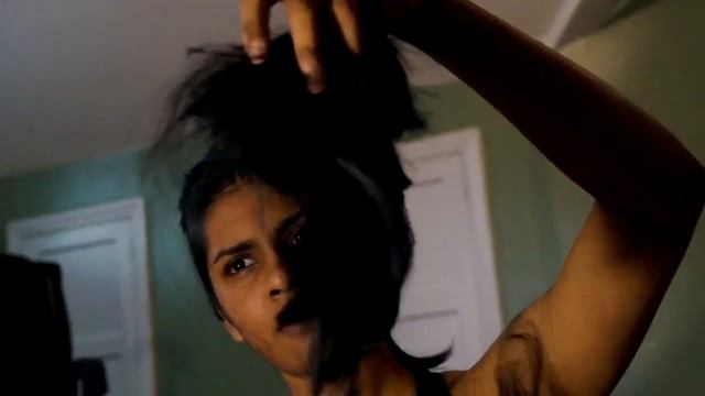 Indian girl headshave | Shaving thick black hair on camera смотреть онлайн