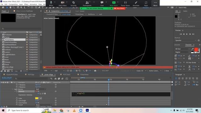 Fire Flicker - Adobe After Effects