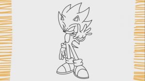 Как нарисовать ТЕМНОГО СОНИКА DARK SONIC I легко